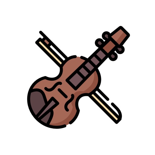 Music Instruments Stickers. icon
