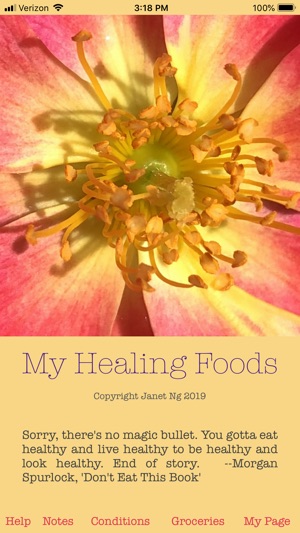 My Healing Foods