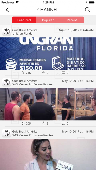 Guia Brasil América screenshot 4