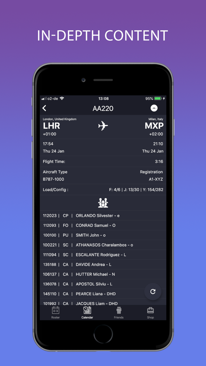 SkyCrew - Airlines Roster