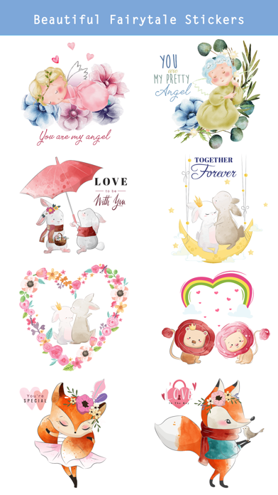 How to cancel & delete Fairytale Love Stickers from iphone & ipad 2