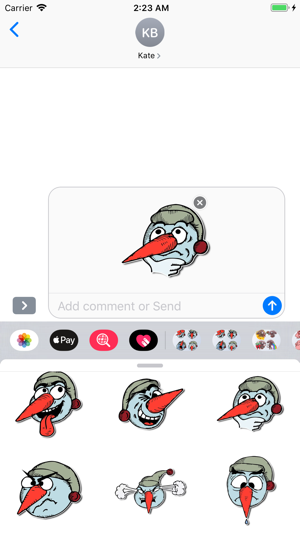 Snowman Stickers(圖5)-速報App