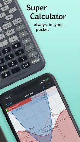 Game screenshot Ncalc - Graphing Calculator 84 apk