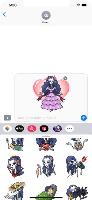 Skeleton Witch Stickers Pack(圖8)-速報App