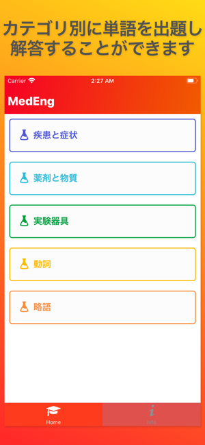 MedEng 薬学/医療英単語帳(圖1)-速報App