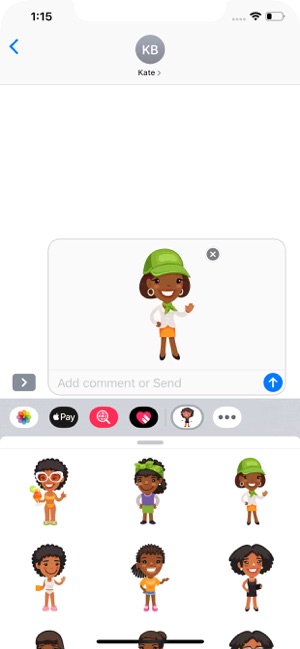 Afro American Women Stickers(圖4)-速報App