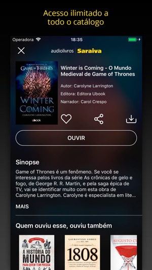 Audiolivros Saraiva(圖2)-速報App