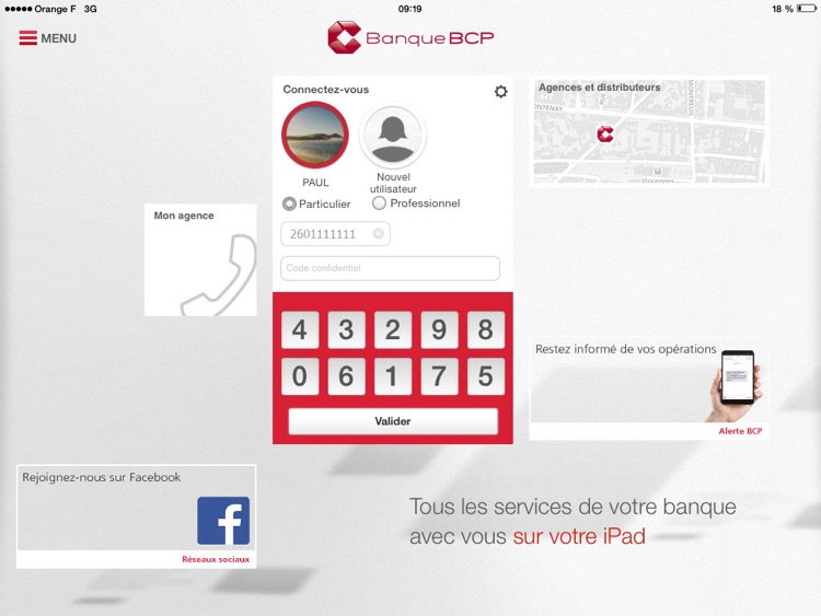 Banque BCP pour iPad
