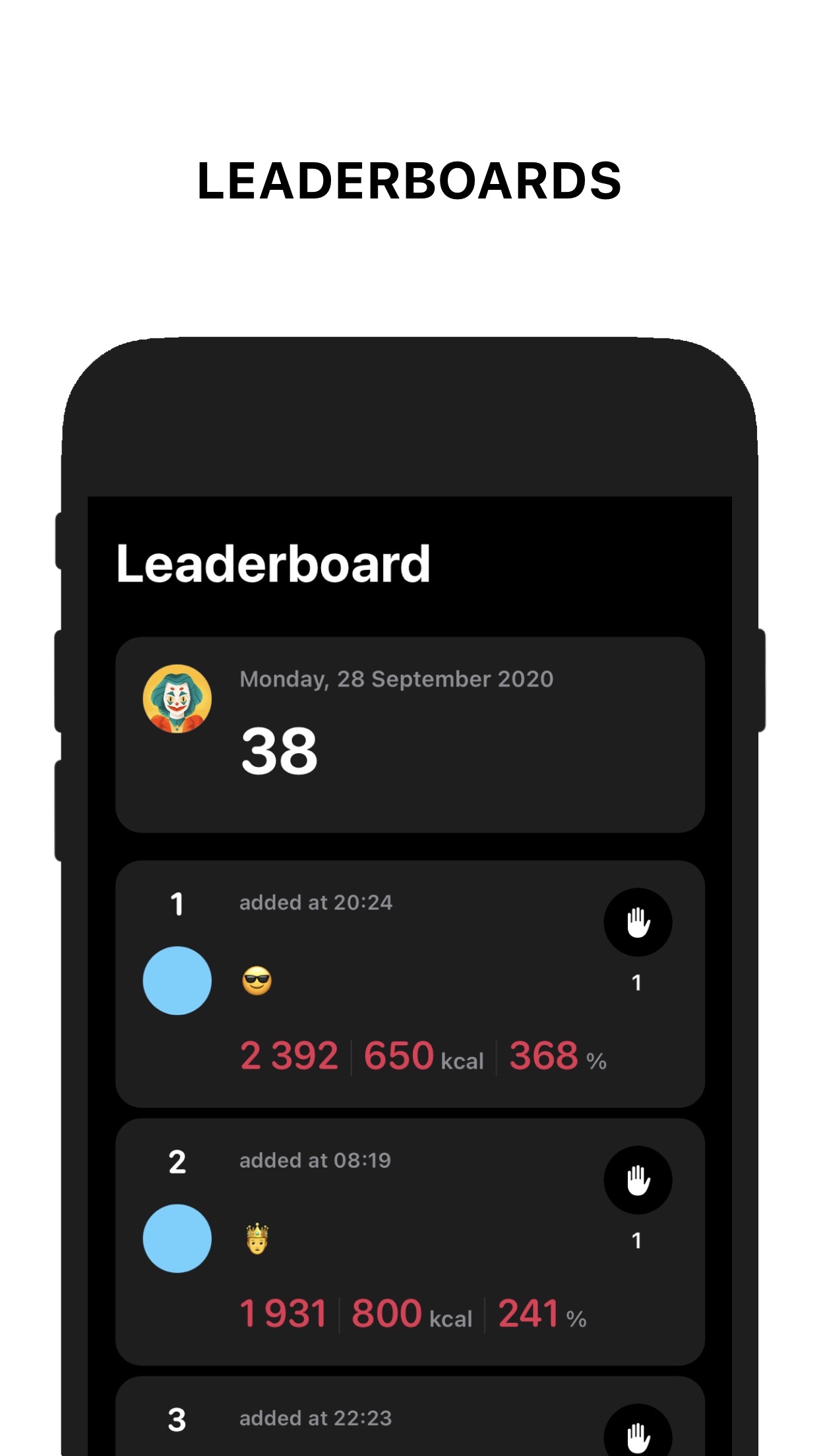 Screenshot do app Activity Tracker+