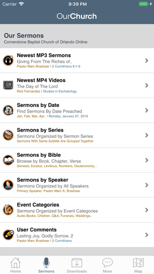 Cornerstone Baptist of Orlando(圖2)-速報App