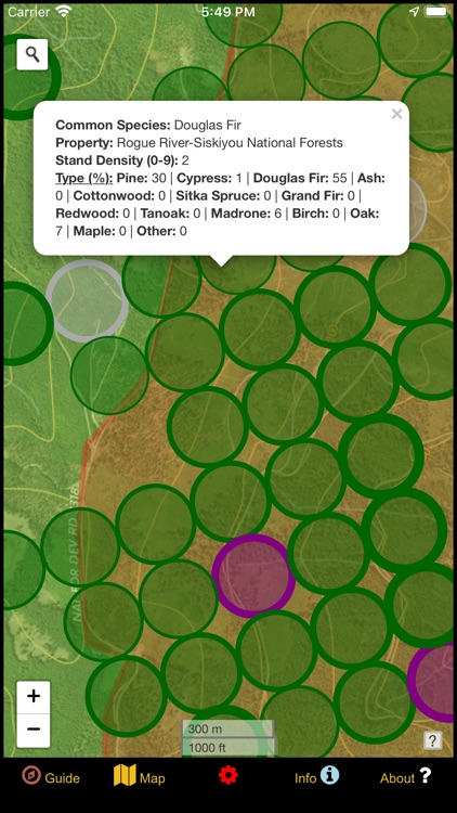 Oregon SW Mushroom Forager Map