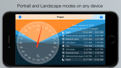 DayLight - sunrise and sunset clock Screenshot 2