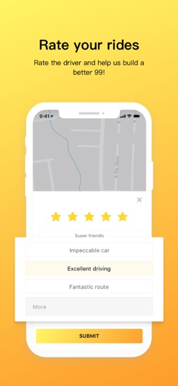 99 app screenshot