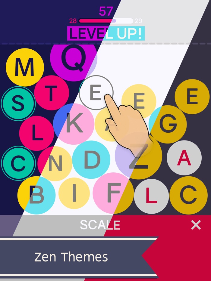 Letter Drop Word Puzzle Game