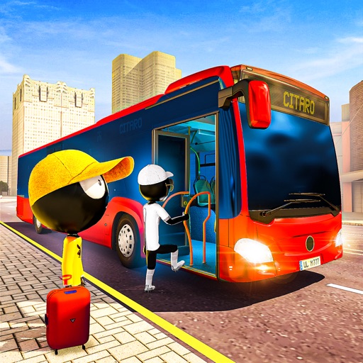 Stickman Passenger Bus Driving iOS App
