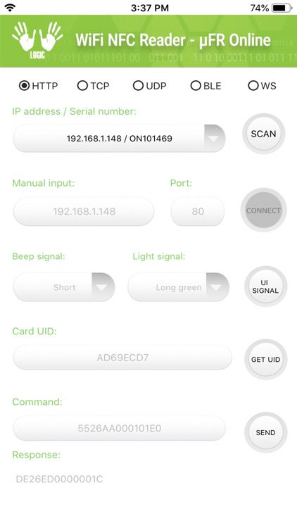 WiFi NFC Reader - µFR Online