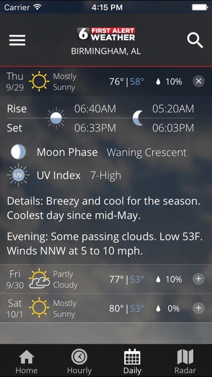 WBRC First Alert Weather screenshot-4