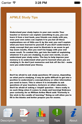 APMLE Tests screenshot 4
