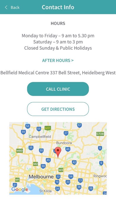 Bellfield Medical Centre screenshot 2