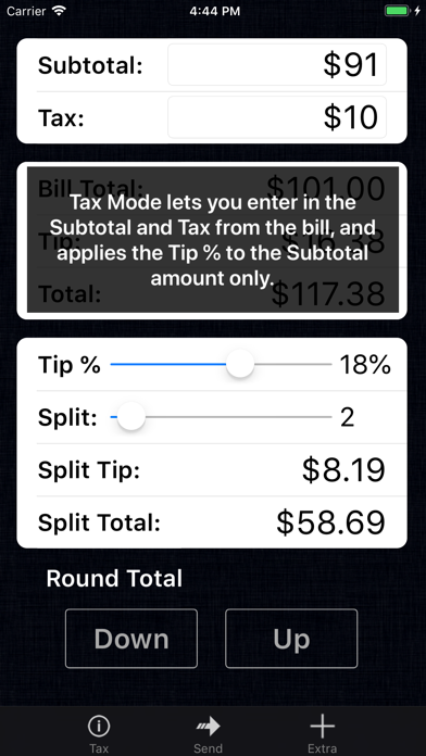 Tip Calculator % Pro Screenshot 3