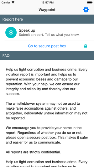 Waypoint GRC Whistleblower App(圖1)-速報App