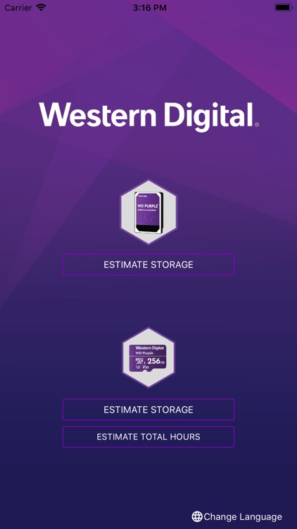 WD Purple Storage Calculator