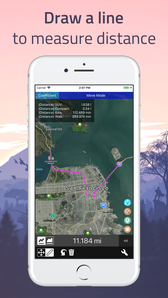 Distance - Find My Distance App for iPhone - Free Download Distance