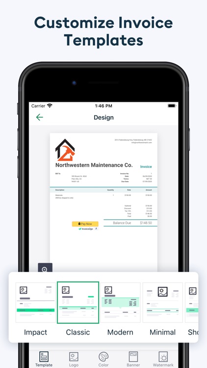 Easy Invoice Maker: Invoice2go screenshot-3