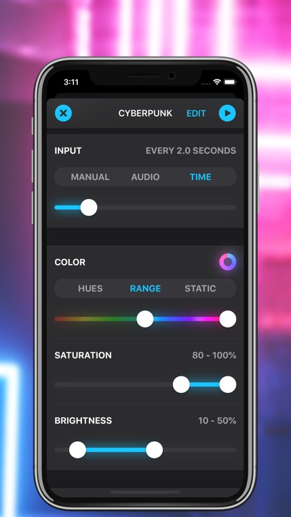 Neon for PhilipsHue & LIFX