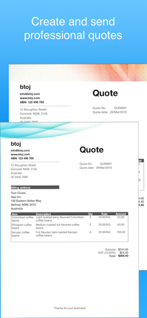 Job Quote Maker - Invoice Plus