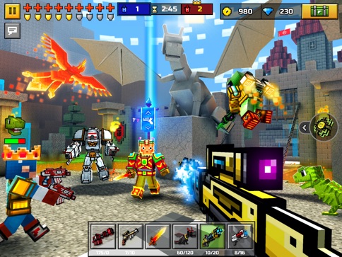 Pixel Gun 3d Action Shooter Ipad App Itunes Osterreich - trophäensystem brawl stars