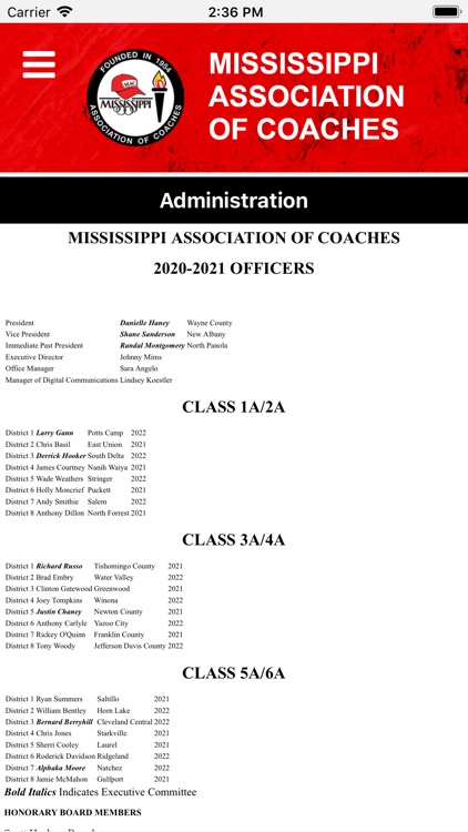 Mississippi Assoc. of Coaches screenshot-4