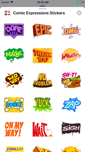 Comic Expressions Stickers(圖2)-速報App