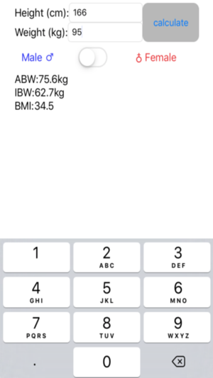 IBW ABW BMI calculator(圖2)-速報App