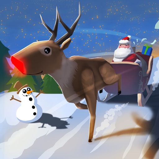 A Santa Claus: Christmas Gifts Free - 3D Sleigh Driving Game with Cartoon Graphics for Everyone icon
