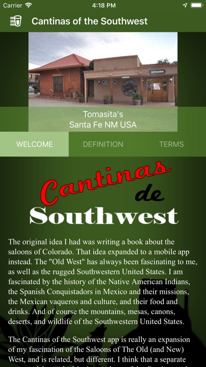 Cantinas of the Southwest