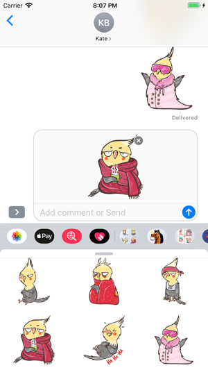 ParrotMoji - Parrot Stickers(圖2)-速報App