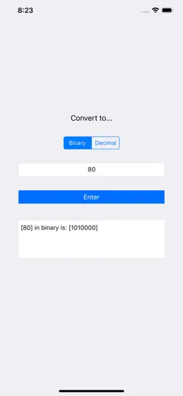 Game screenshot Converter - Binary and Decimal apk