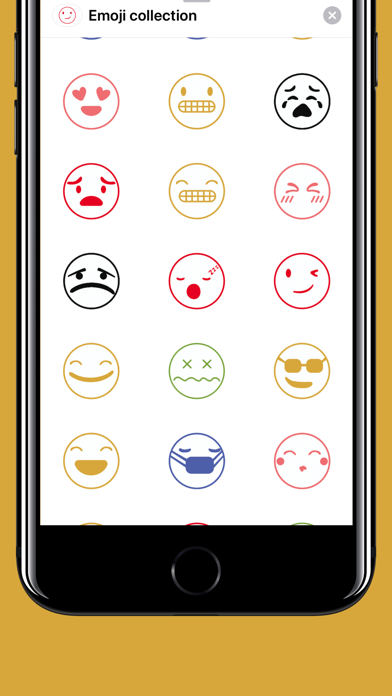 Emojis stickers for iMessage screenshot 2