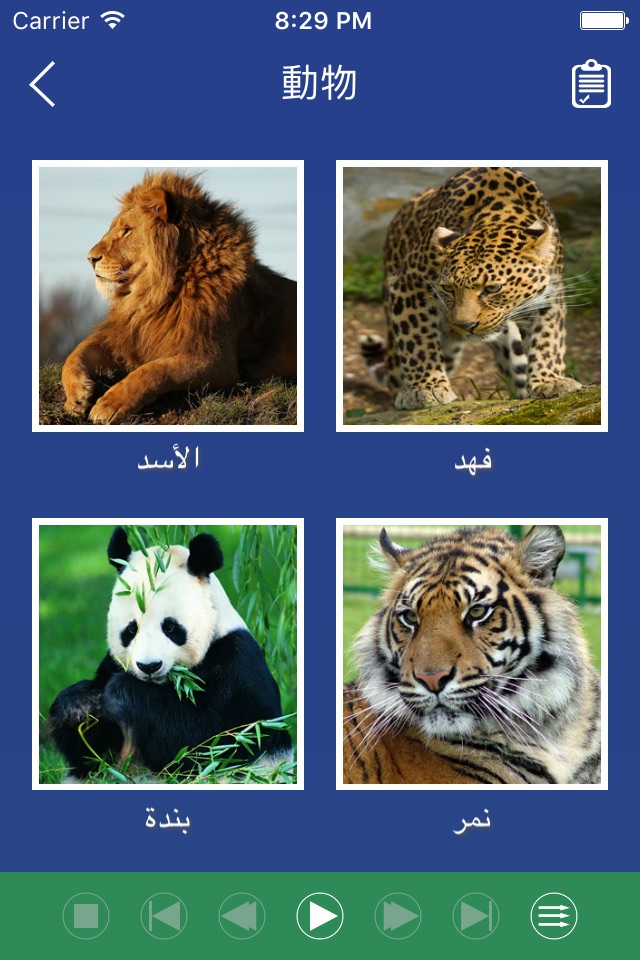 Arabic Word Flashcards Learn screenshot 2