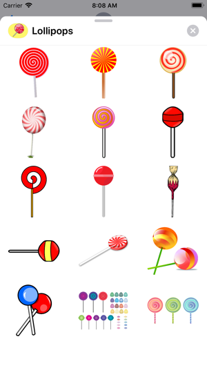 Sweet Lollipop Stickers(圖2)-速報App