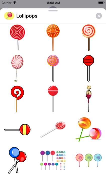 Sweet Lollipop Stickers
