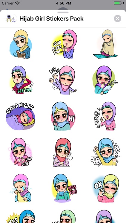 Hijab Girl Stickers Pack screenshot-6