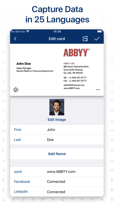 Business Card Reader screenshot 2