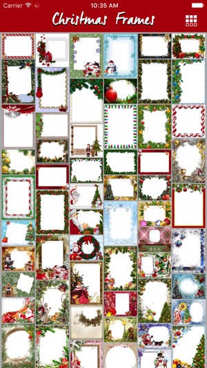 Christmas Photo Frames Effect