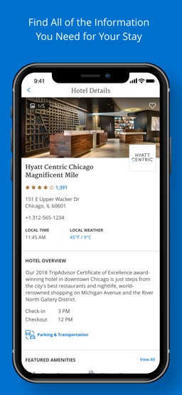 World of Hyatt app screenshot