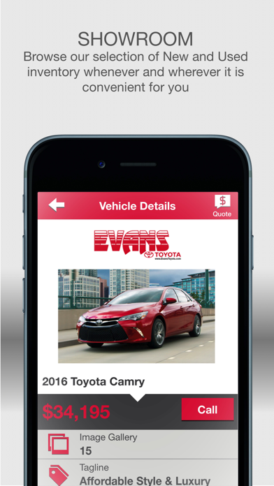 Evans Toyota screenshot 3