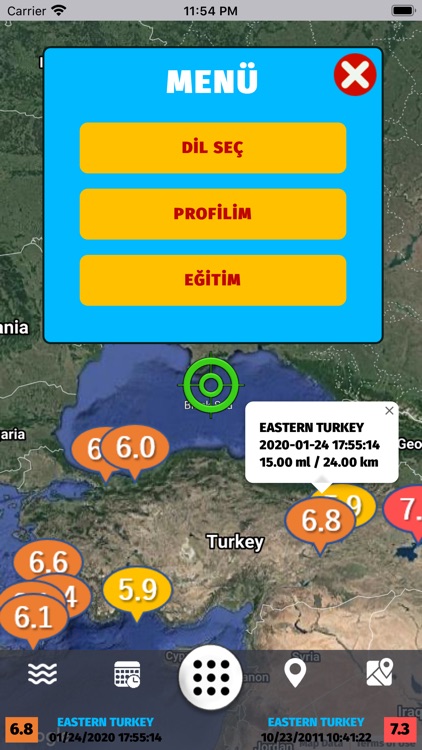 Deprem İzleme screenshot-4