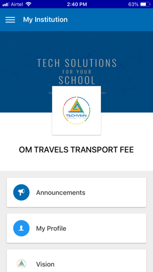 Edvein Connect OmTravels DBSS