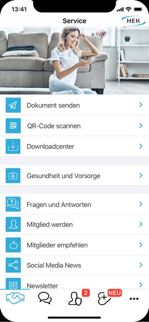 Hek Service App Im App Store